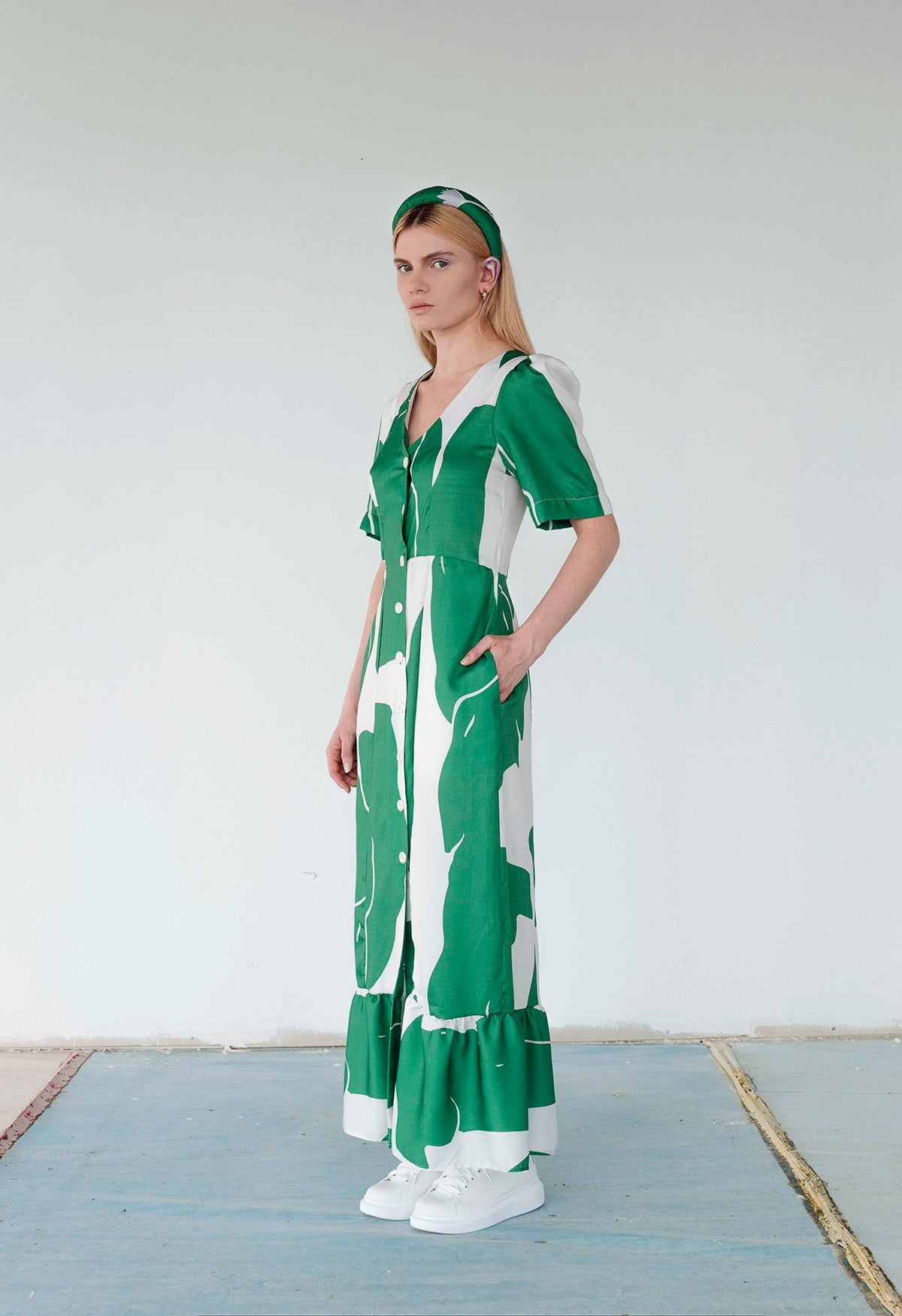 Canova Puff Sleeve Dress 